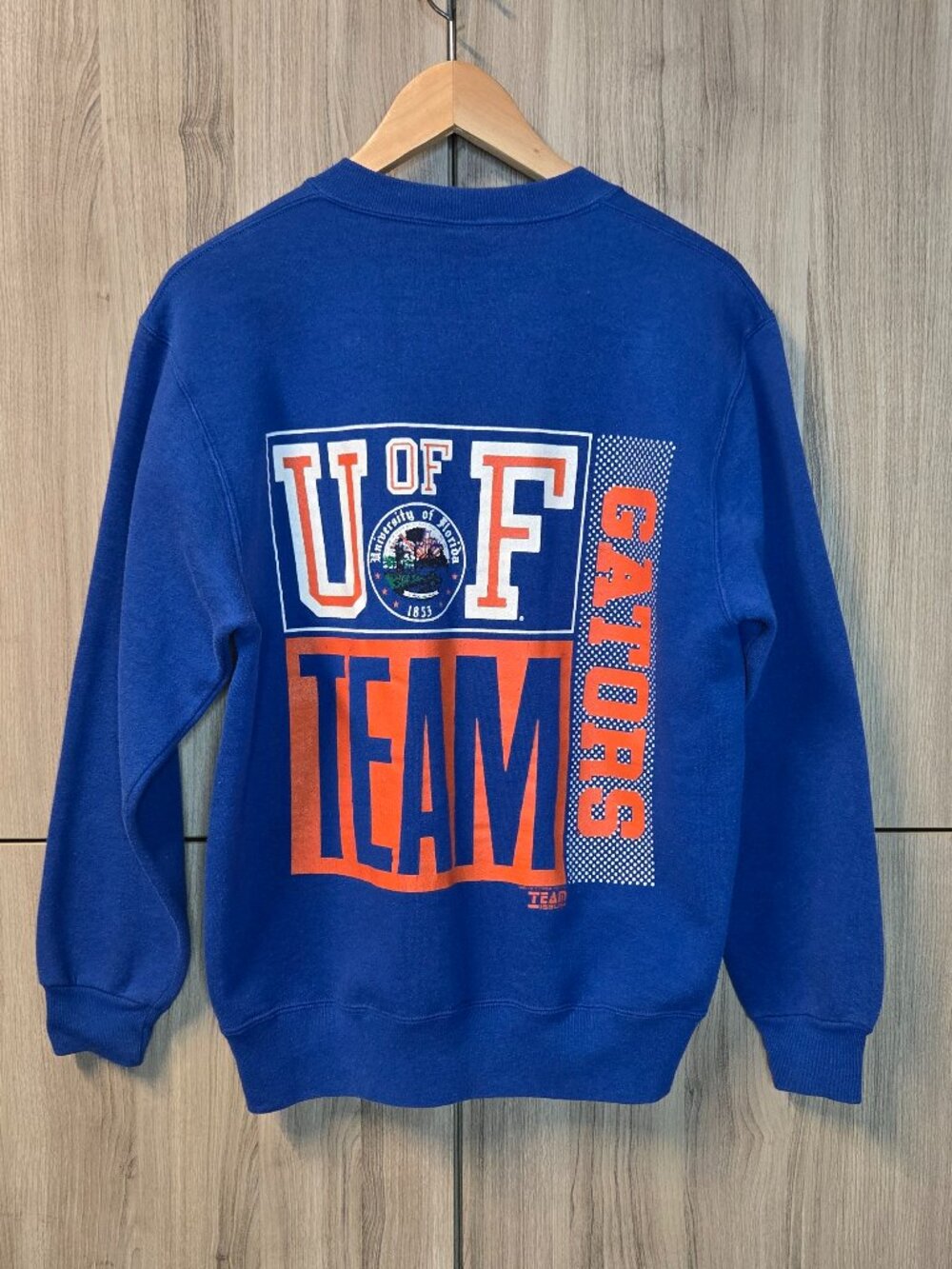 Vintage 90s Florida Gators Sweatshirt Mens Blue Russel Athletic Football M